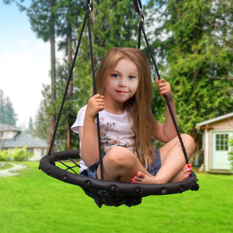 Sorbus Nylon Web Saucer Swing Swing Seat with Chains Reviews